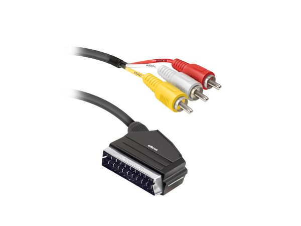 EKON, Scart, Scart - RCA Kabel mit Schalter, Produkte & Wohnen