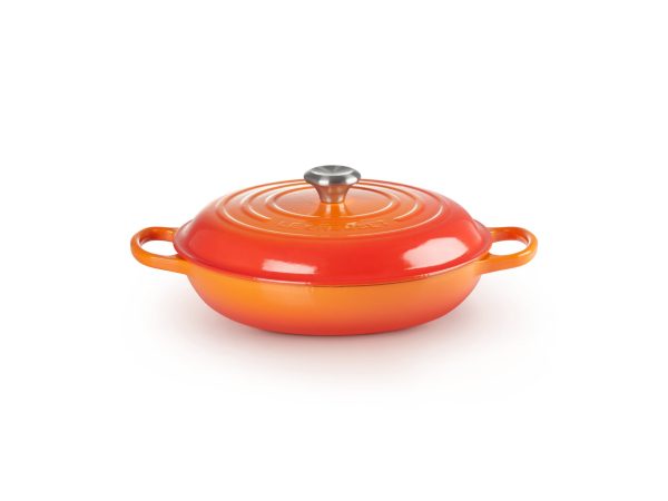 LE CREUSET Bräter SIGNATURE gusseisen orange