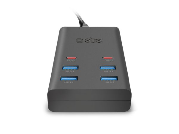 SBS, Power Delivery, Ladestation mit 4 USB-A- und 2 USB-C-Ports, Produkte & Wohnen