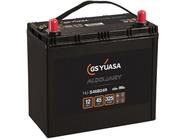 YUASA, Fahrzeugbatterie, Specialist 12V/45Ah/325A LxBxH: 238 // 129 // 227 // S:1, AUTO & BIKE, HJ-S46B24R VRLA S46B24R