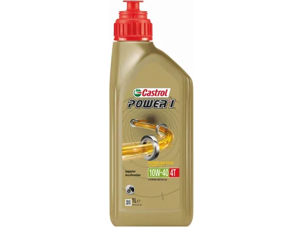Castrol, Öle, Power 1 4T 10W40 1L, AUTO & BIKE, 15F5A0 4008177183201