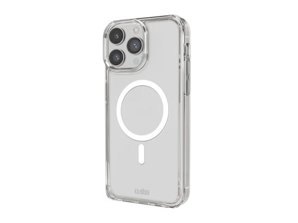 SBS, Kompatibles kabelloses Laden, Transparente steife Hülle, kompatibel mit MagSafe-Ladefunktion für iPhone 14 Pro Max, Produkte & Wohnen