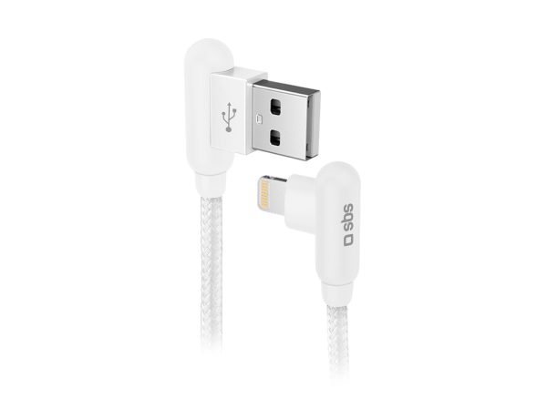 SBS, Lightning, Lightning-Kabel mit 90°-Anschlüssen, Produkte & Wohnen