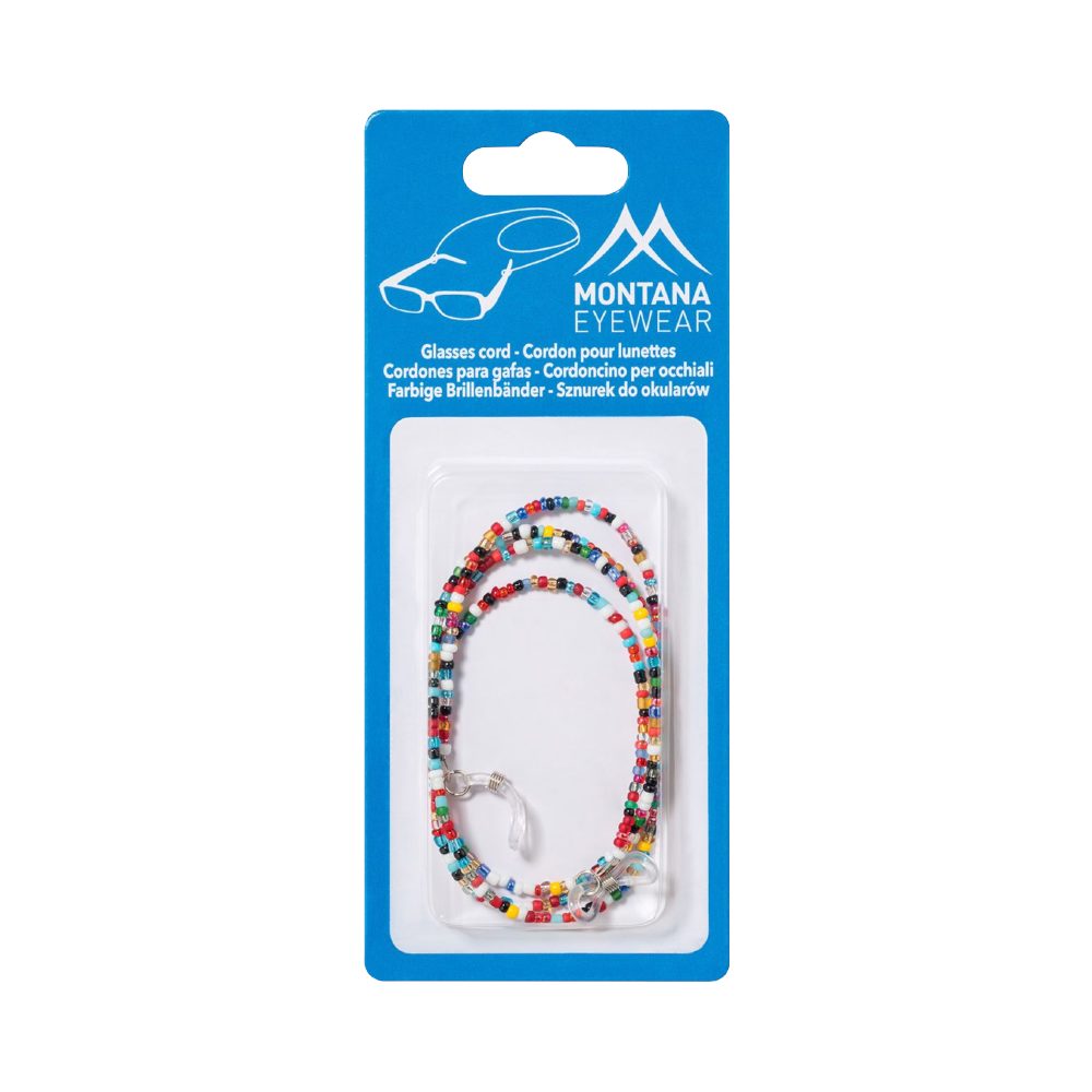 Montana Eyewear Brillenband aus farbigen Perlen | Pflegemittel