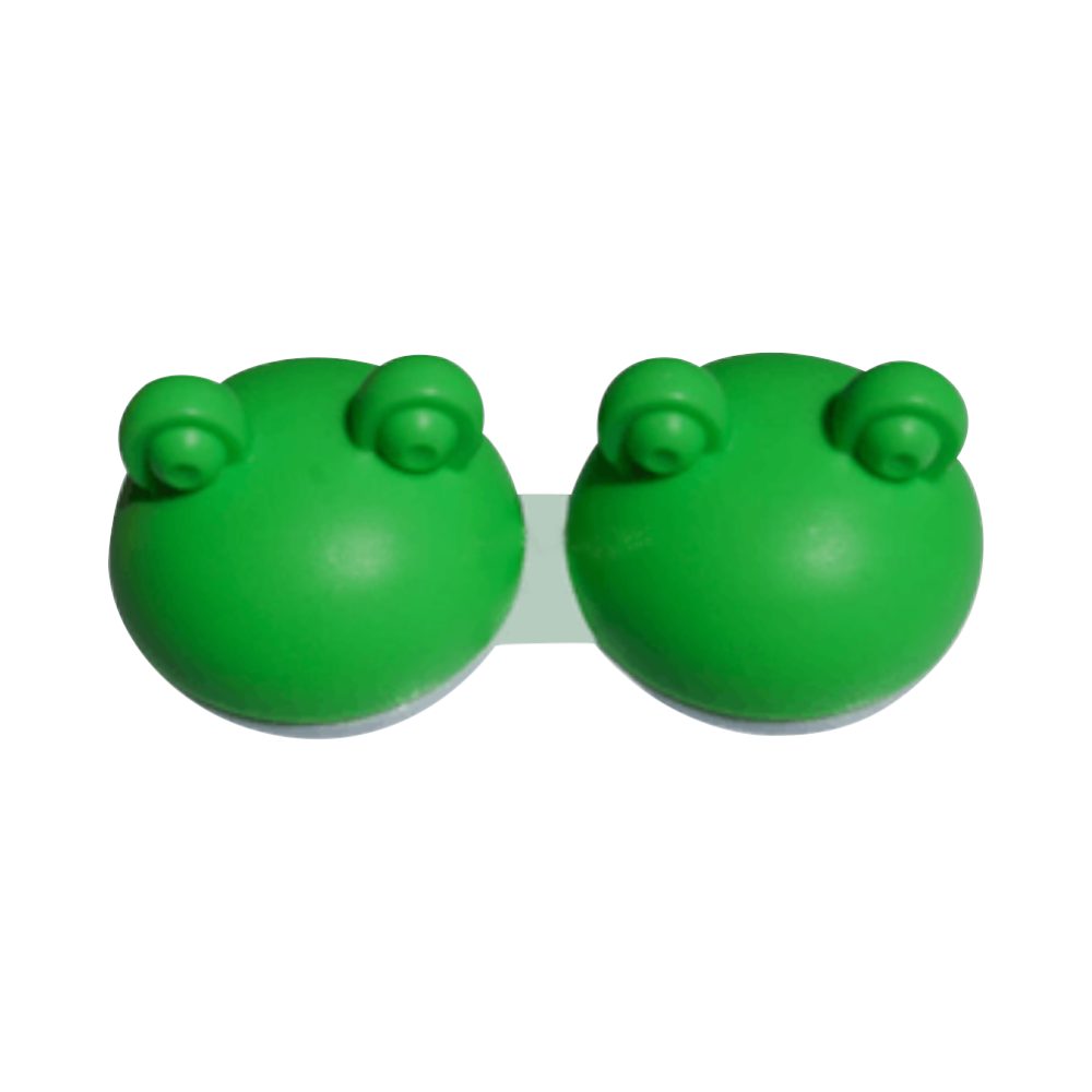 Linsenbehälter Frosch grün - 1x | Pflegemittel