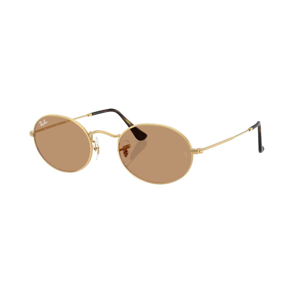 Ray-Ban Rb3547 Oval gold / braun S | Sonnenbrillen
