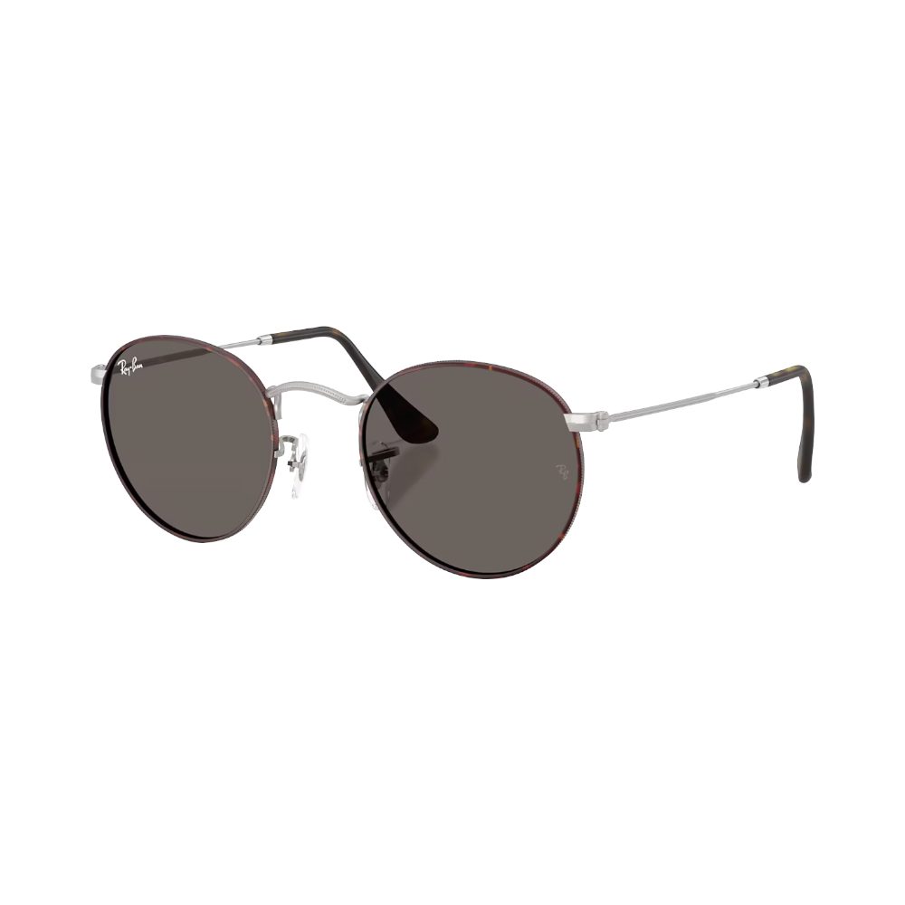 Ray-Ban Round Metal Rb3447 havanna auf silber / grau M | Sonnenbrillen