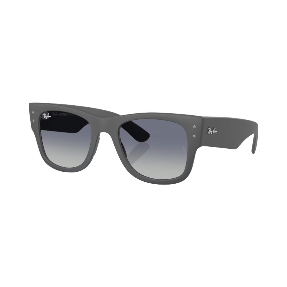 Ray-Ban Mega Wayfarer Liteforce Rb4840s sandgrau / grau, blau S | Sonnenbrillen