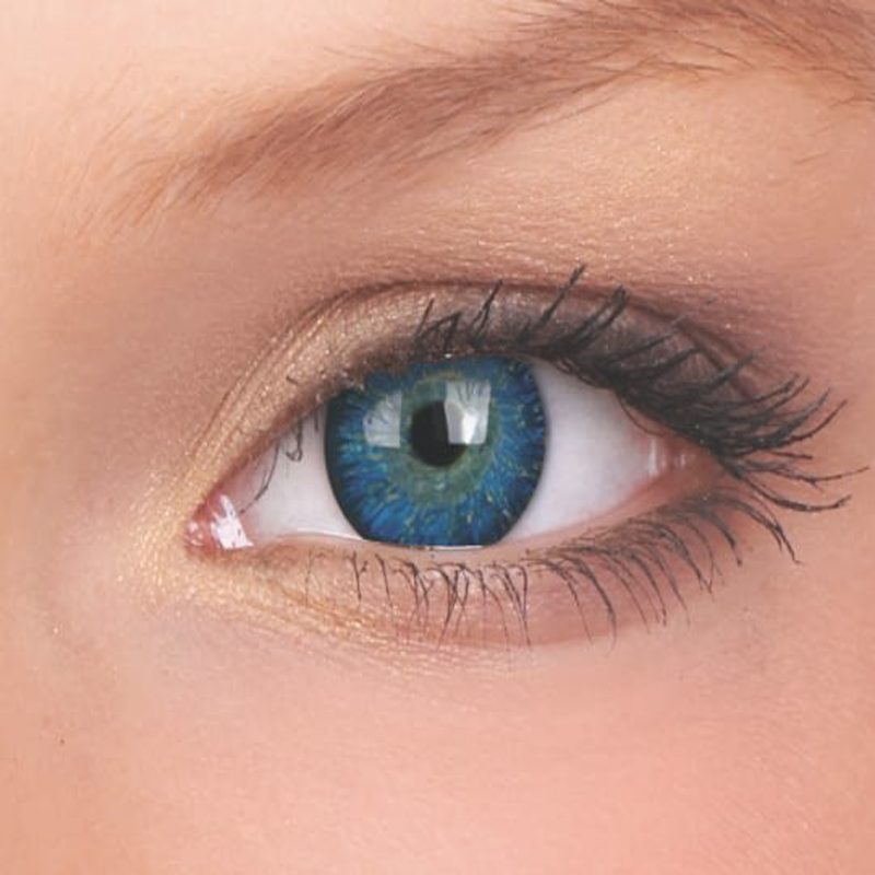 ColourVUE Glamour Blue 2 Drei-Monatslinsen | Kontaktlinsen