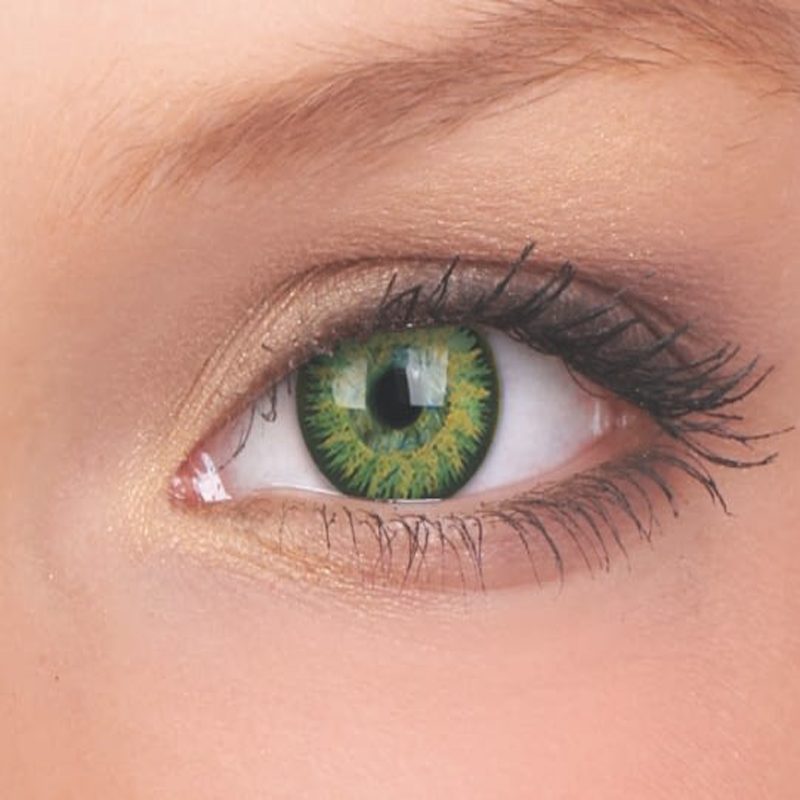 ColourVUE Glamour Green 2 Drei-Monatslinsen | Kontaktlinsen