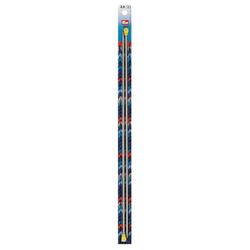 Prym Jackenstricknadeln, grau 3.50 mm, 40 cm, Karte 2 Stk., Aluminium