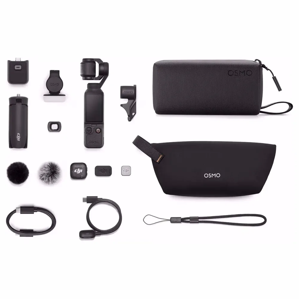 DJI Pocket 4 Creator Combo Action Cam – Action Cam/GoPro – schwarz