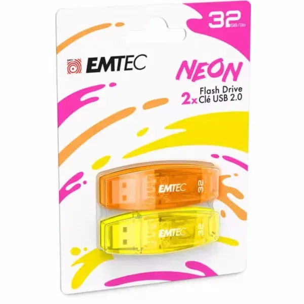 EMTEC C-410 Duo 32GB Duopack 2x32 GB – USB Stick