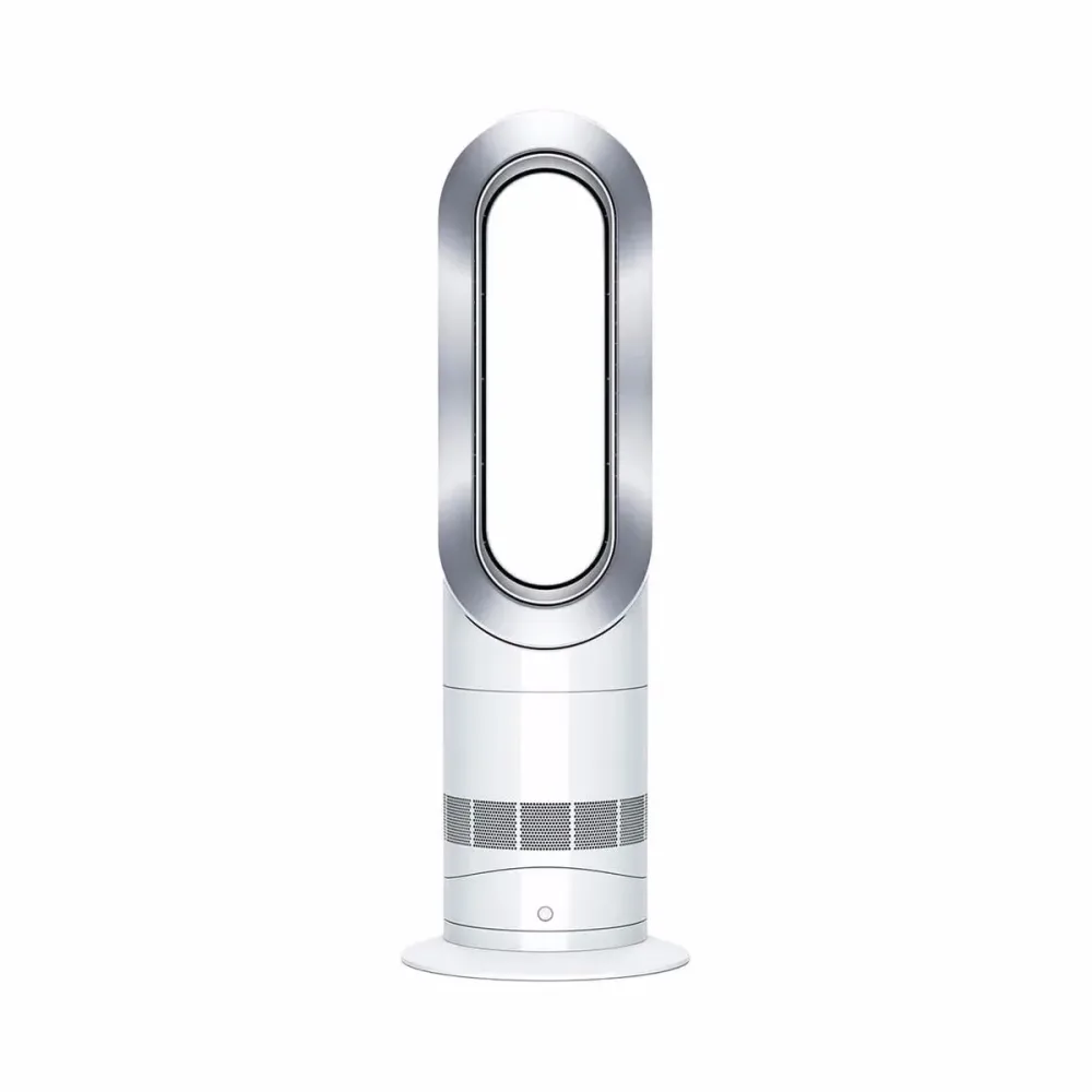 Dyson AM 09 Hot+Cool Jet Focus Ventilator/Heizgerät – Standventilator/Bodenventilator – weiss / silber