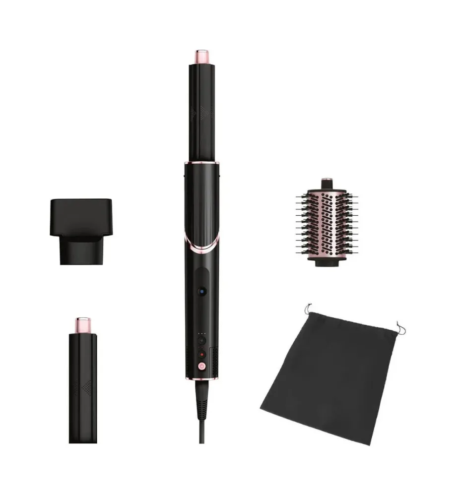 Shark FlexStyle 3-in-1 Haarstyler und Trocknungssystem - Haartrockner mit 3 Aufsätzen - Schwarz – Hairstyler/Multistyler