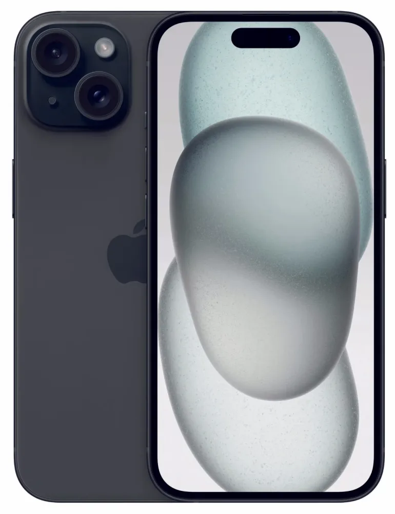Apple iPhone 15, 128 GB, Black, 6.1