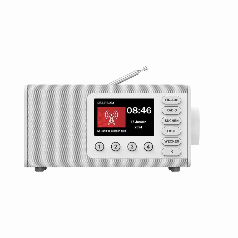 Hama DR1001BT Weiss DAB+ Radio – DAB Radio/Internet Radio