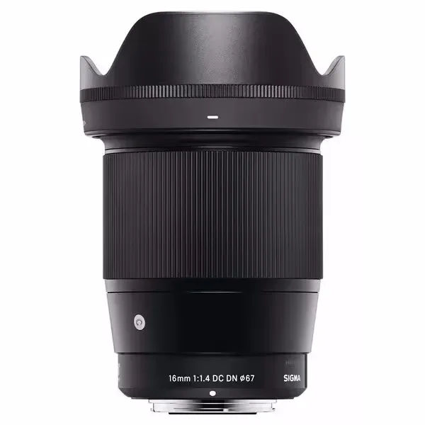 SIGMA - Festbrennweite 16mm f/1.4 DC DN MFT, Schwarz, 16mm
