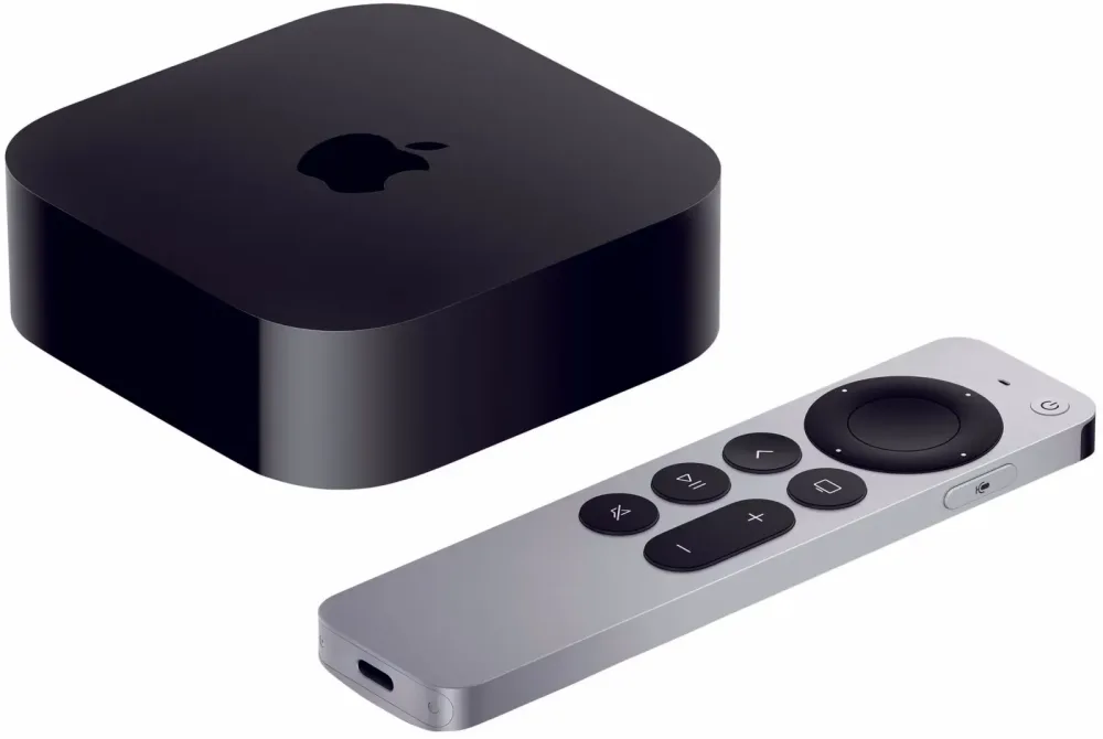 Apple -  TV,  TV 4K WiFi + Ethernet with 128GB Storage, Black