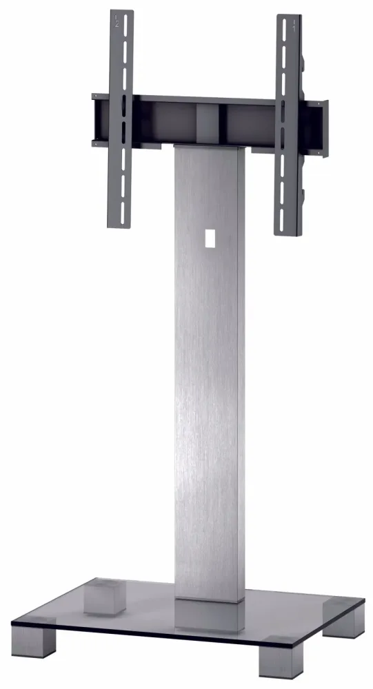 Balcar PR2550-C-SLV Schulungswagen PR2550 Klarglas Alu – TV Möbel – silber