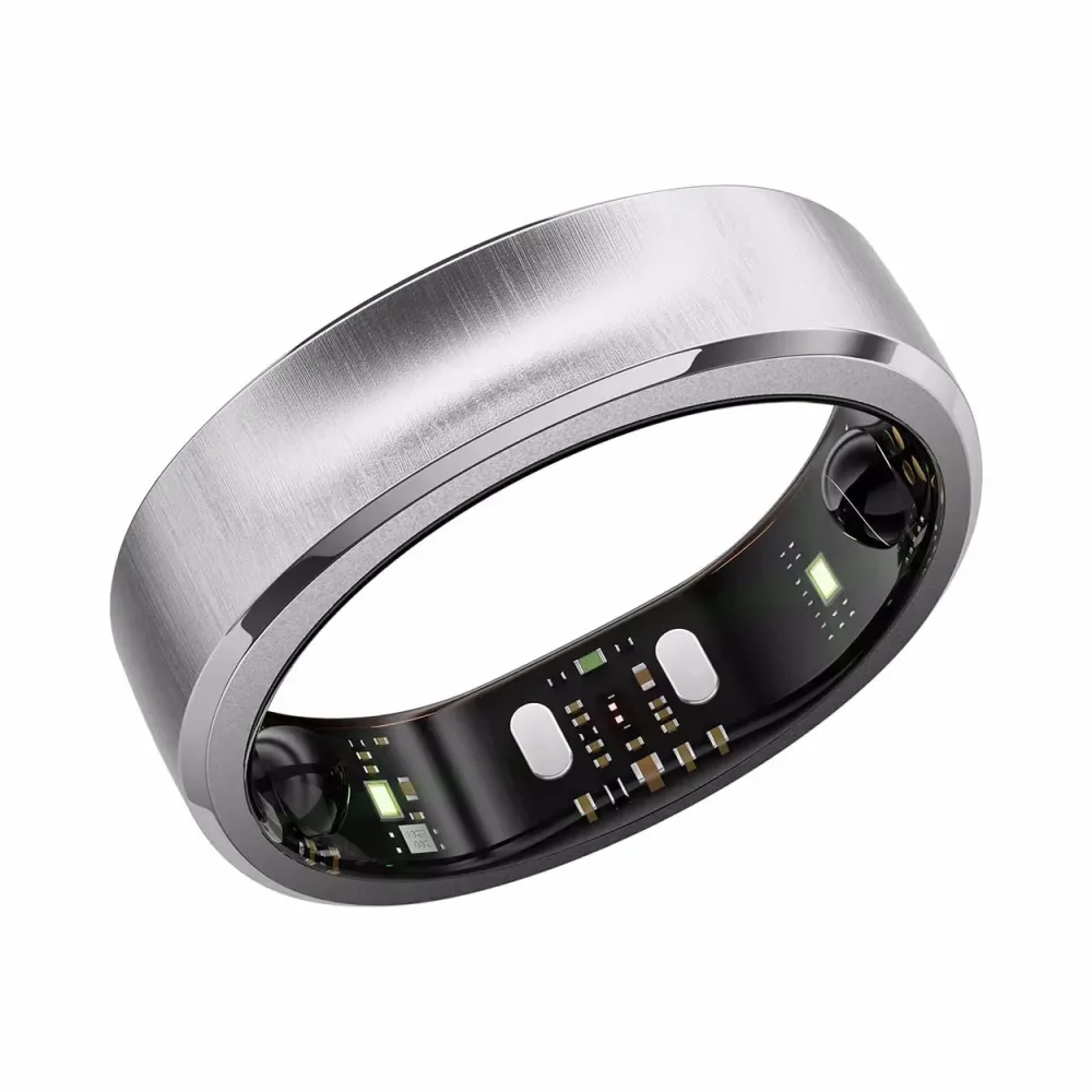 RingConn Smart Ring Gen 3 Grösse 15 Brushed Silver Smartring – Smart Ring - Smartring