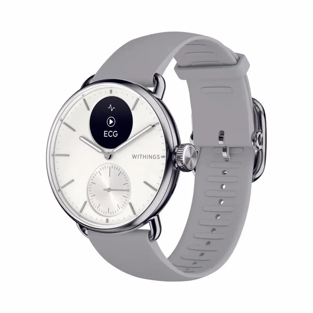 Withings Scanwatch 2, White , 38mm Smartwatch – weiss