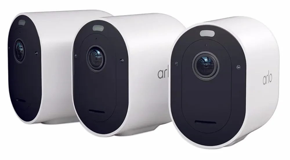 Arlo Pro 5 Security 3St Netzwerkkamera – Überwachungskamera – weiss
