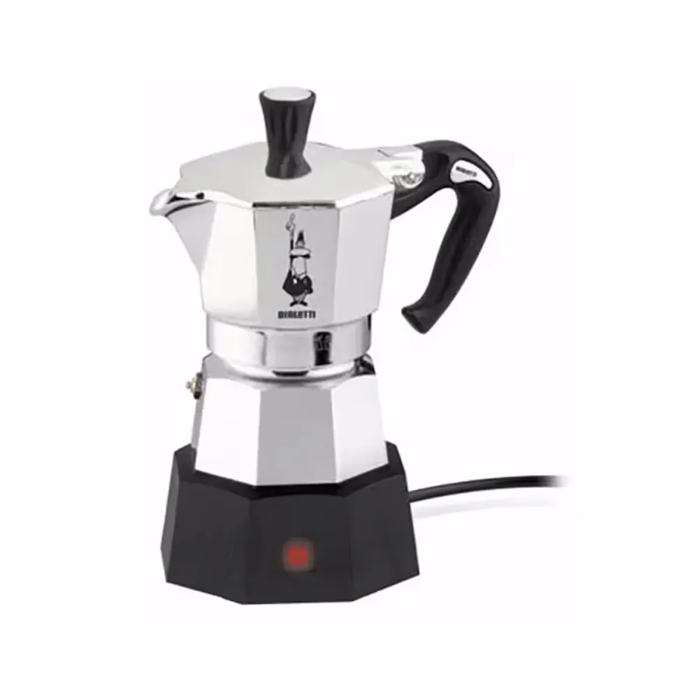 Bialetti BIA-MOKA-2TZ/220V Kaffeekanne – Filterkaffeemaschine – silber