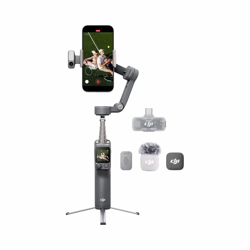 DJI Osmo Mobile 8P Creator Combo Smartphone Gimbal – Keyfinder/Selfie Stick/Gadgets