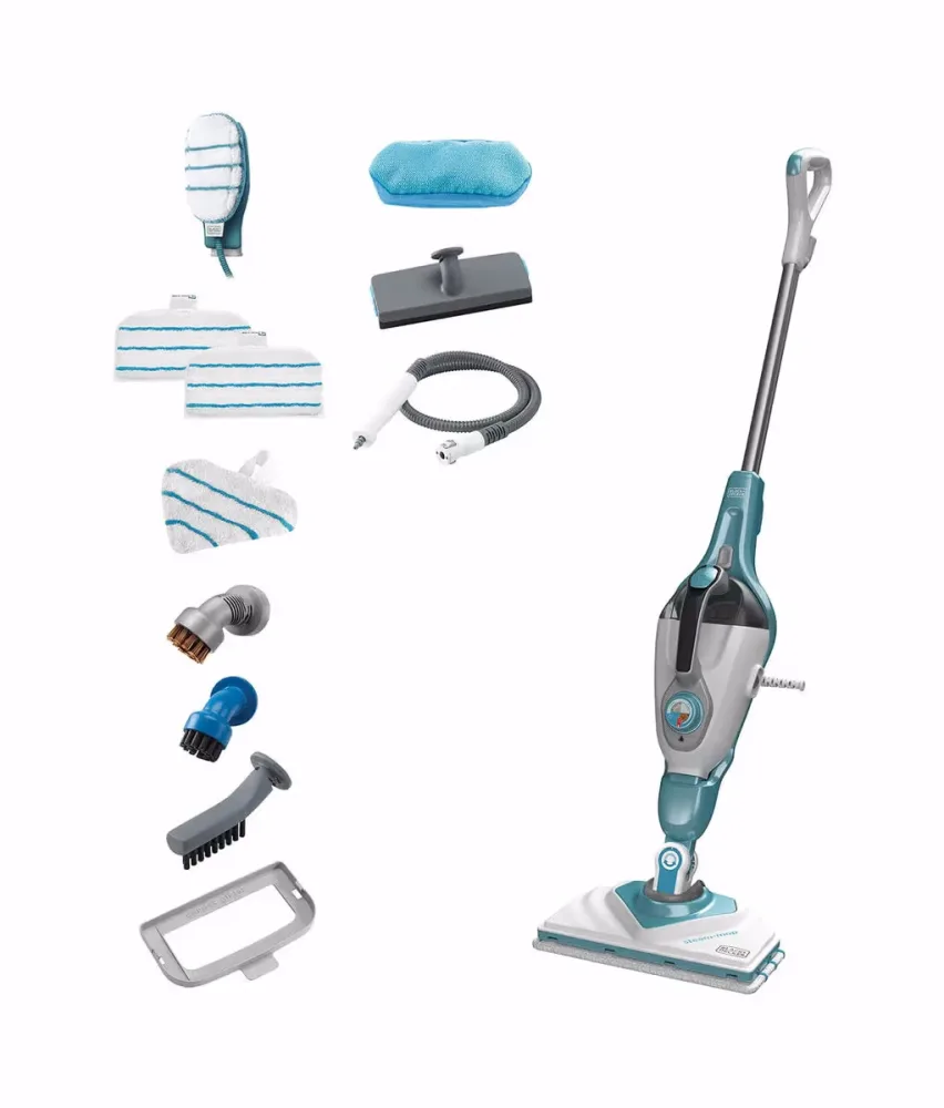 Black Decker BHSM169DSM-QS Dampfbesen – Dampfreiniger – weiss