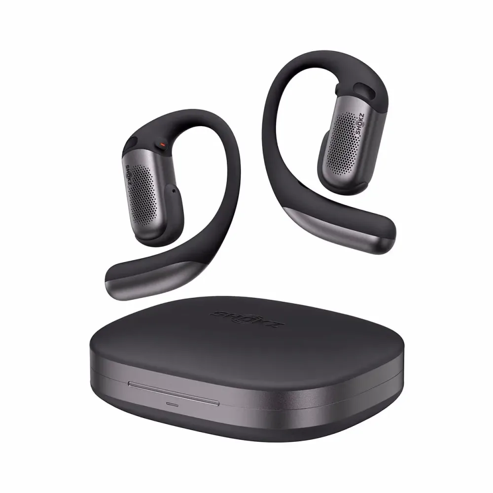 Shokz OpenFit Pro Black Bügelkopfhörer – Over Ear Kopfhörer/On Ear Kopfhörer – schwarz