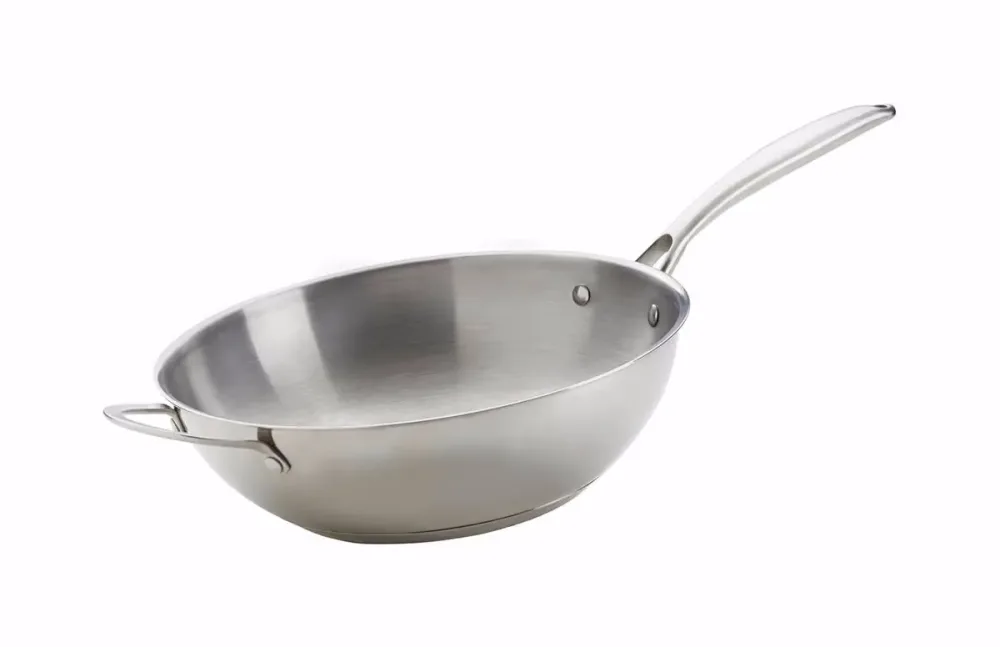 Napoleon Edelstahl Wok 30.5cm – Grillschale/Grillpfanne/Grillgeschirr