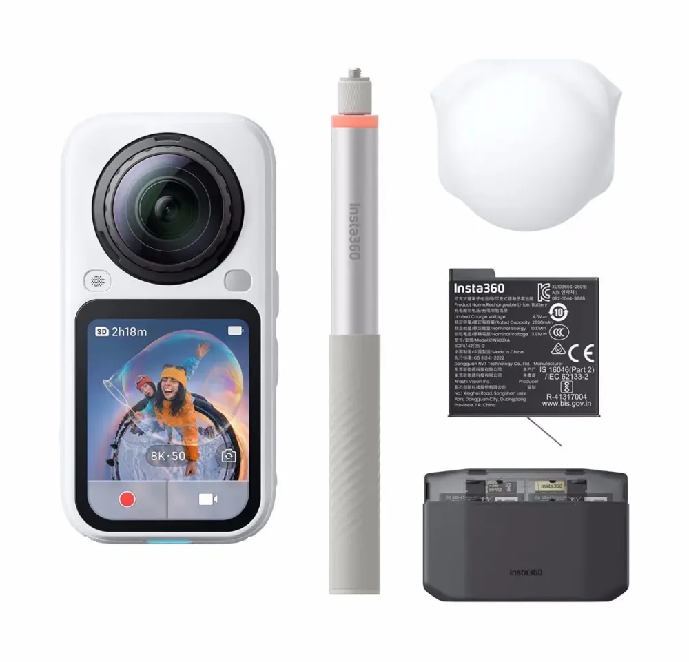 Insta360 X6 Essential Bundle Arctic White Actioncam – Action Cam/GoPro