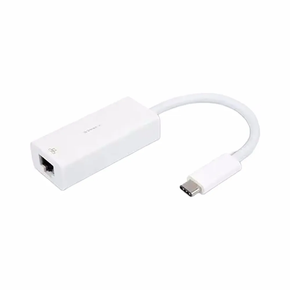 Vivanco USB Type-C Netzwerk-Adapter, weiss – PC Kabel/PC Adapter