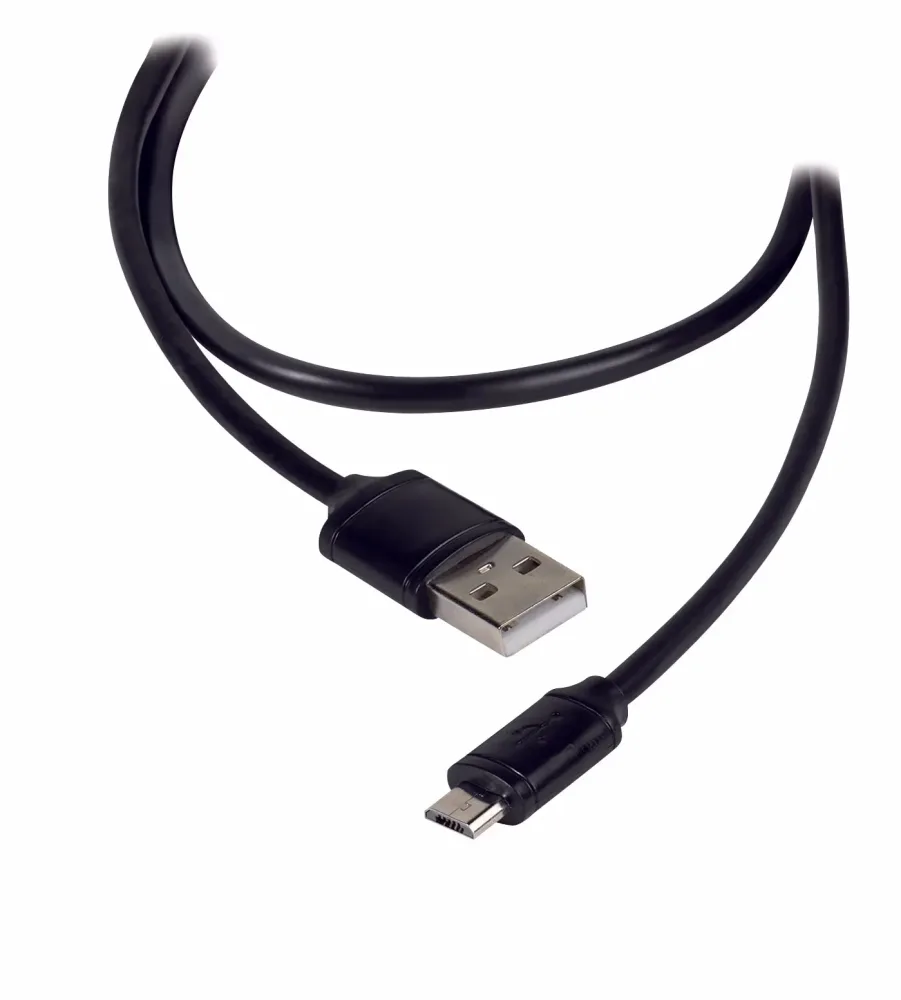Vivanco USB-A - USB-B micro 1.2m Ladekabel – USB C Kabel/Adapter/Ladegerät – schwarz