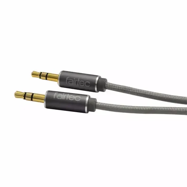 FairTec 3.5mm-Kabel 2m Portable Audiokabel – Audio Kabel/AUX Kabel