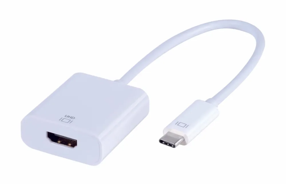 Vivanco USB Type-C to HDMI adapter, 0.15m USB Type-C auf HDMI Adapter, weiss – PC Kabel/PC Adapter
