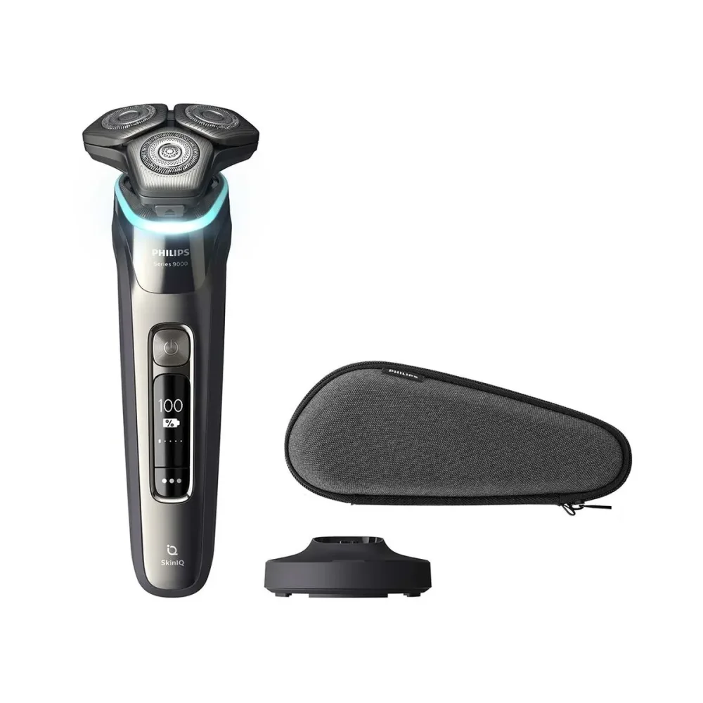 Philips 9000 Series S9974/35 Herrenrasierer – Rasierer/Rasierapparat – schwarz / silber