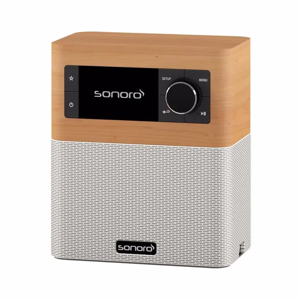 Sonoro STREAM Ahorn/Weiss Radio – DAB Radio/Internet Radio – ahornholz