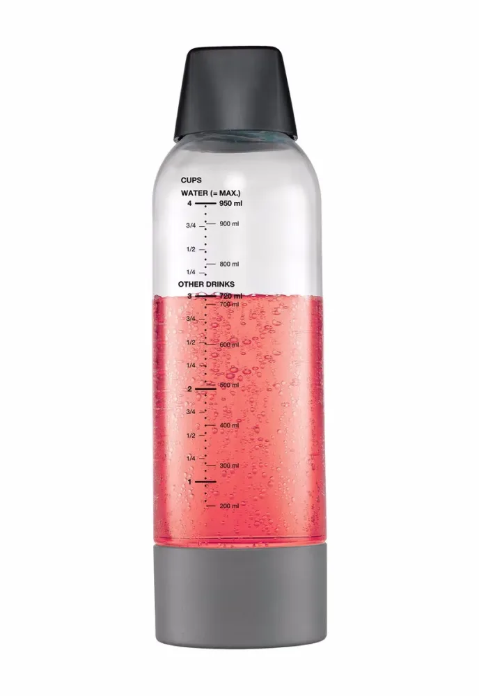 Kisag Soda Twistn Sparkle Ersatzflaschen PET-Flaschen – Wassersprudler Zubehör – transparent