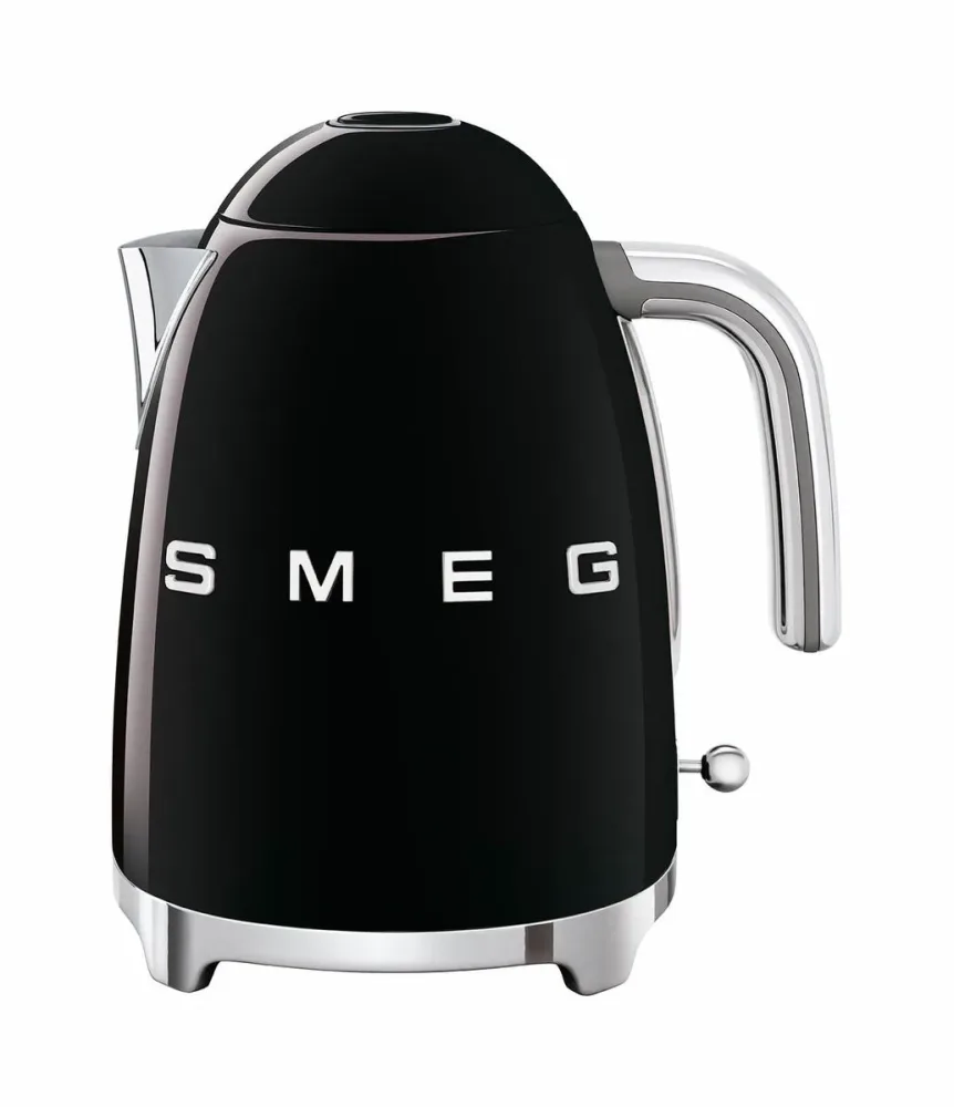 smeg - Wasserkocher 1,7l KLF03BLEU, Schwarz, 1.7L