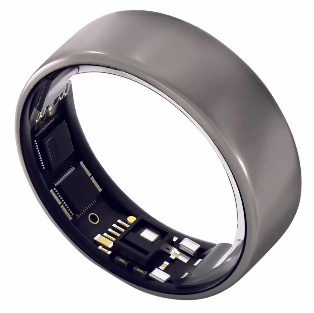 UltraHuman Ring AIR Grösse 9 - Raw Titanium Gesundheitstracker – Smart Ring - Smartring – natural titanium