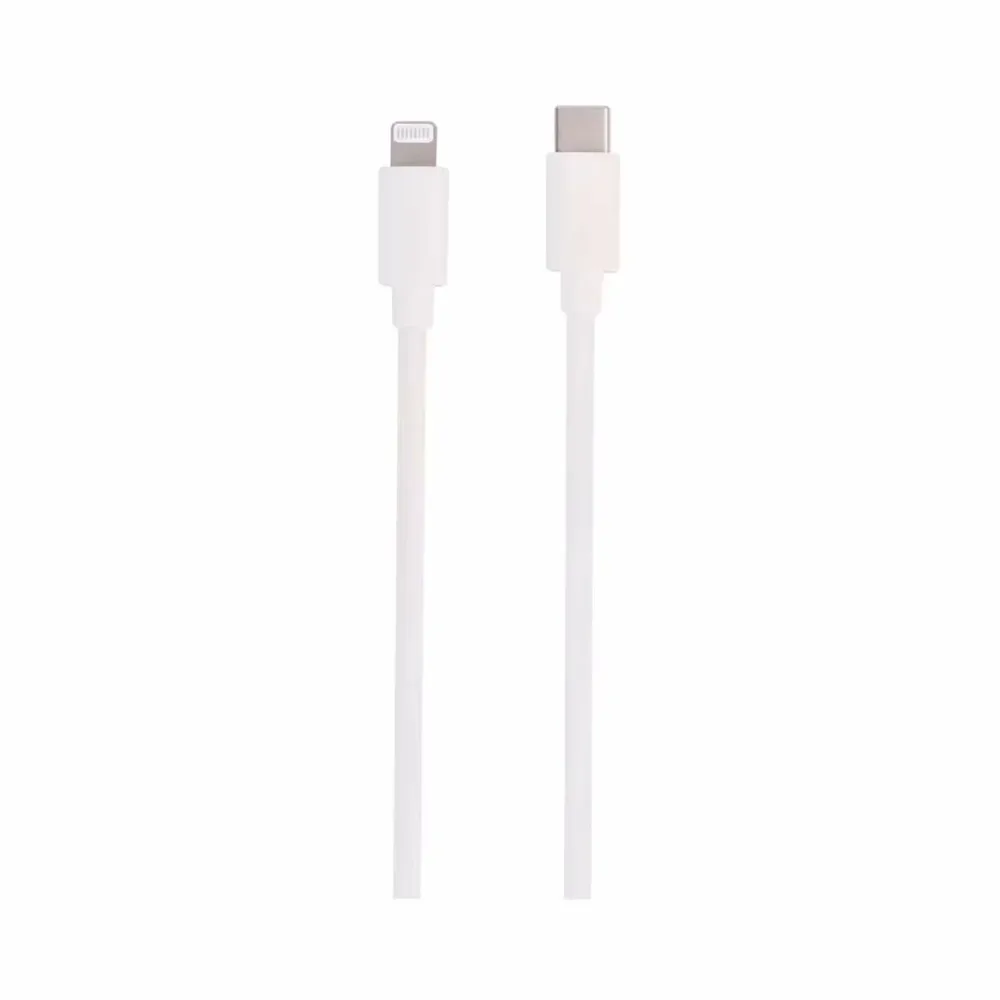 Vivanco USB-C - Lightning 0.5m Weiss Komfortables und schnelles Verbinden durch beidseitig verwendbaren USB – USB C Kabel/Adapter/Ladegerät