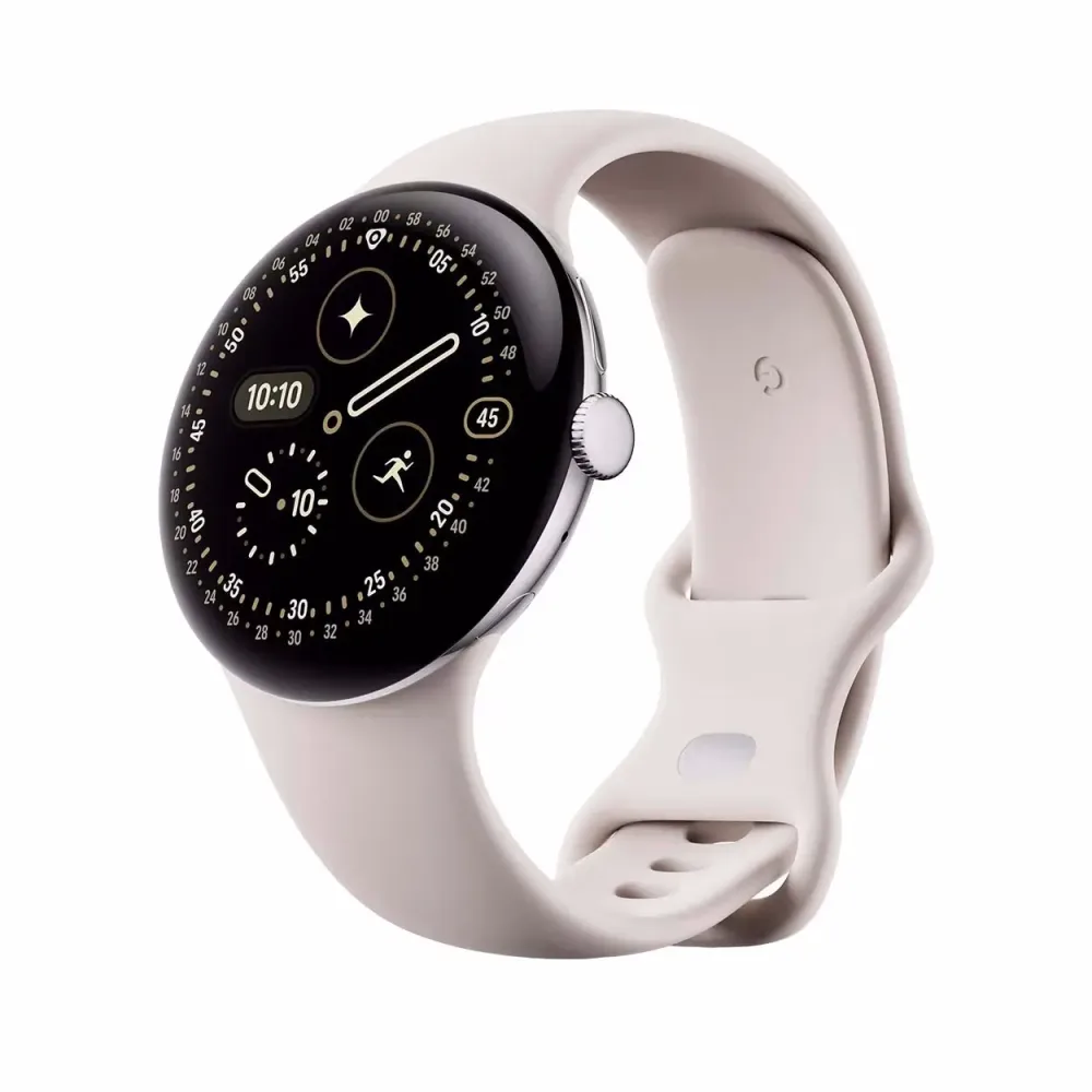 Google Pixel Watch 4 (LTE, 41mm, White) Smart Watch – Weitere Smartwatches – weiss