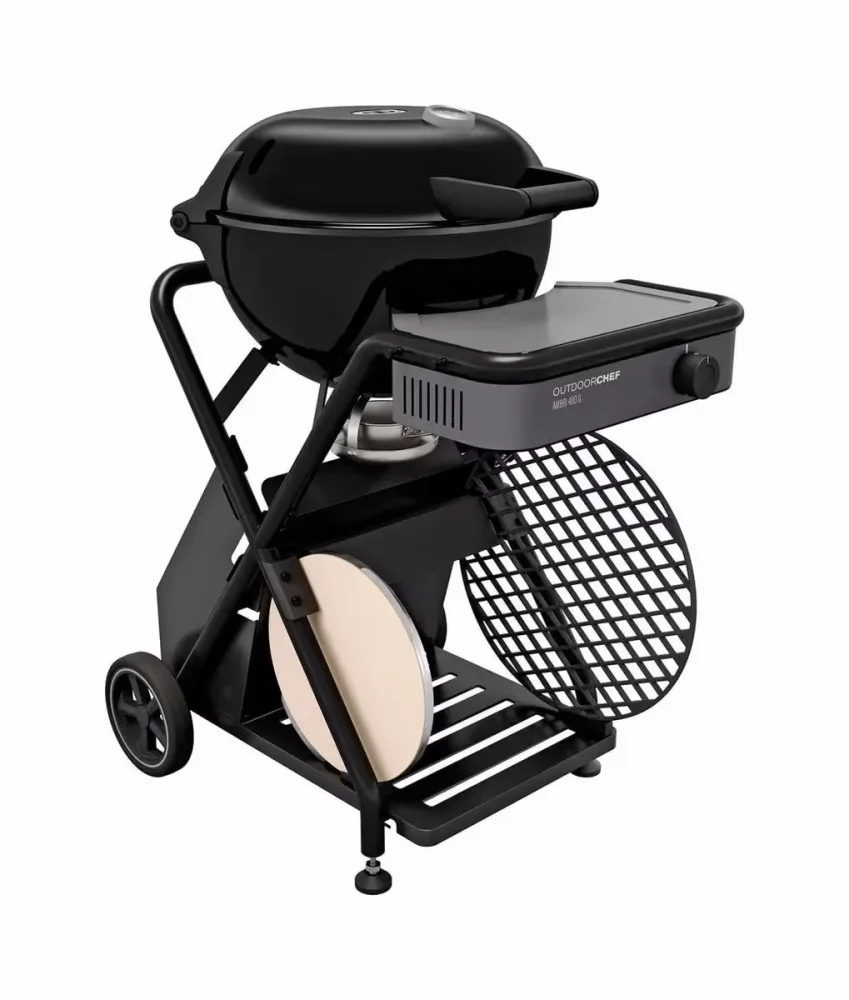 OUTDOORCHEF AMBRI 480 G Evo Plus montiert Grill – Gasgrill