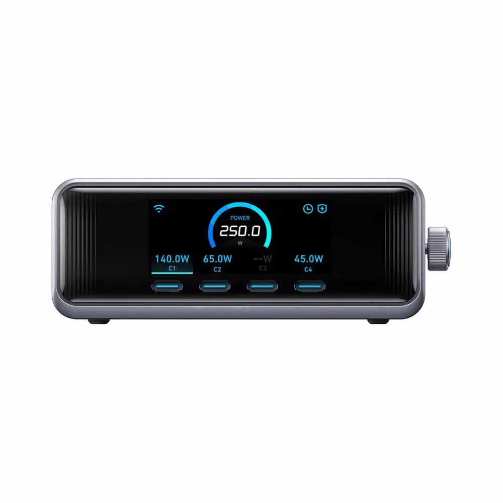 Anker HUB USB-C Prime 6in1 250W USB-Hub – USB C Kabel/Adapter/Ladegerät – grau