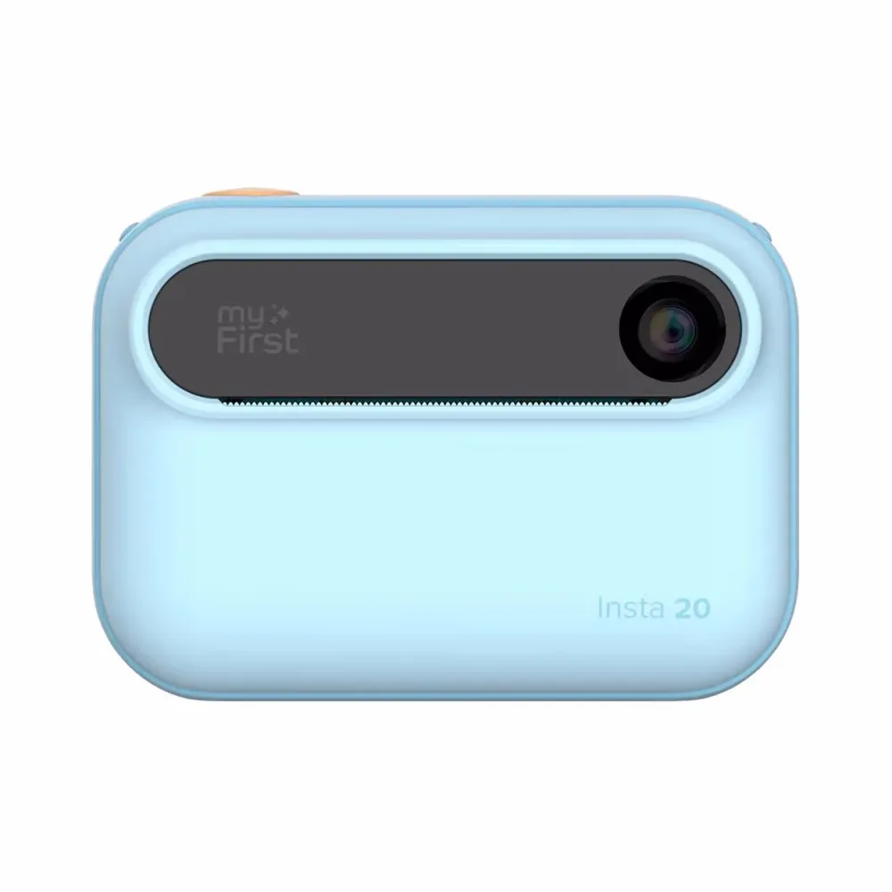 myFirst Camera Insta 20 Blue Kids Kamera – Sofortbildkamera/Polaroid Kamera – blau