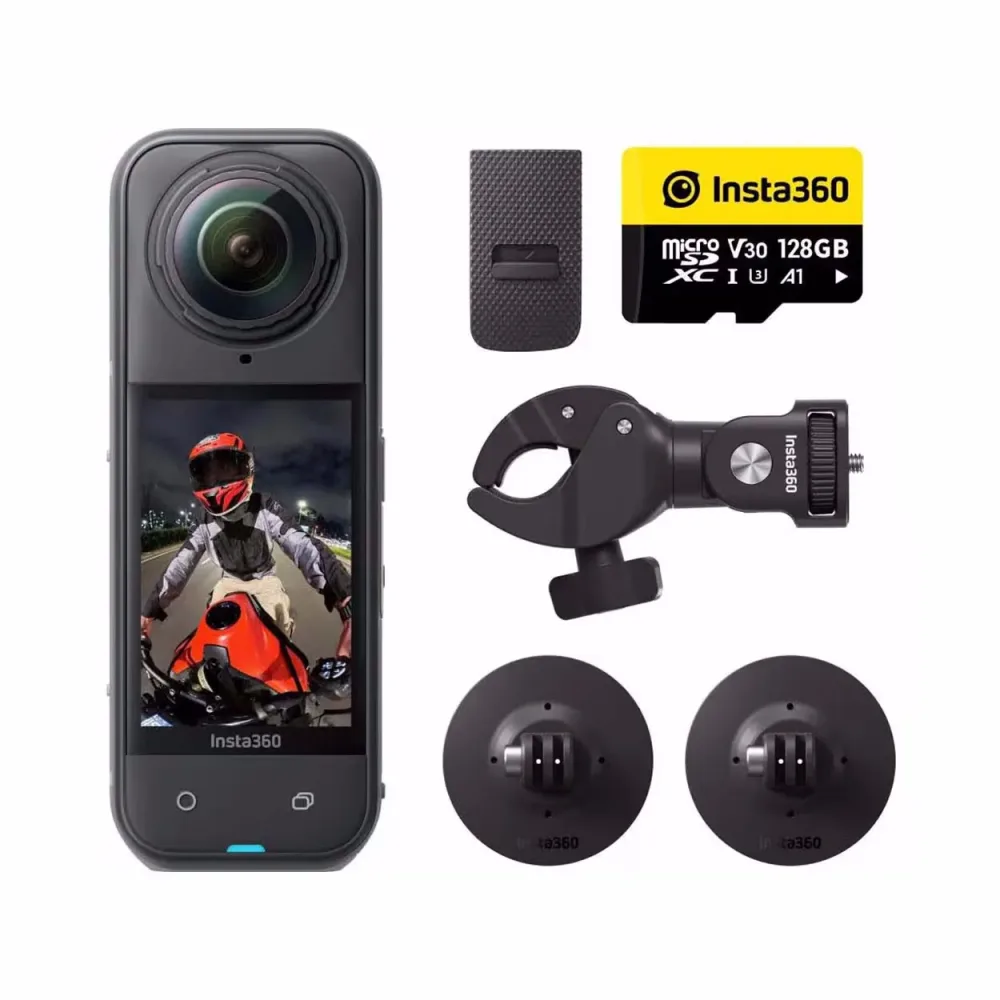 Insta360 Actioncam X5 Motorcycle Bundle Action Cam – Action Cam/GoPro