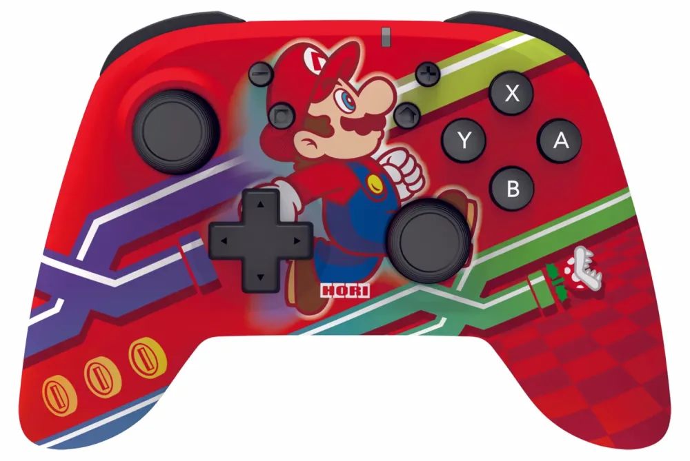 Nintendo Hori Wireless Horipad Controller Super Mario Gamepad (Rot)