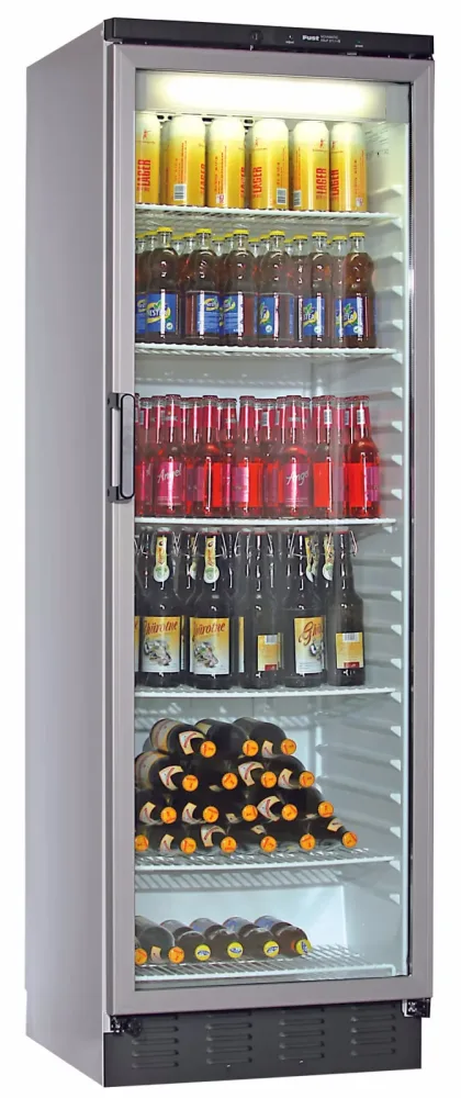 Novamatic KSUF 371.2-IB Getränke Kühlschrank – Gastro Kühlschrank – weiss
